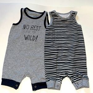 Cat And Jack Sleeveless Onesies 6-9M
